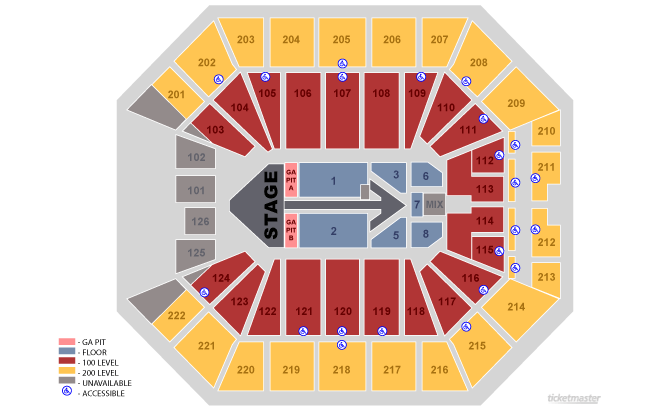 golden 1 center detailed seating chart