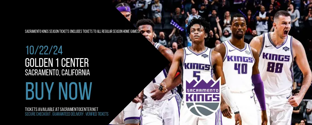 Sacramento Kings Season Tickets (Includes Tickets To All Regular Season Home Games) at Golden 1 Center